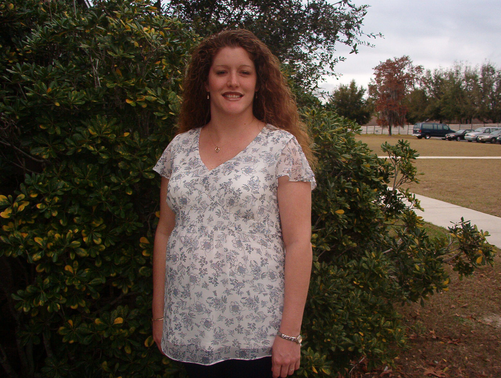 Trista Stokes, pregnant but still working hard